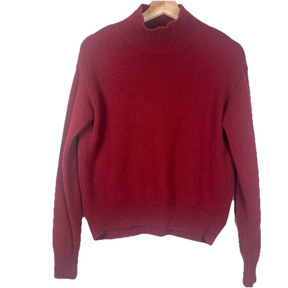 THE CASHMERE PROJECT Sweater Women S Crewneck Jumper Long Sleeve Red Tomato Girl - Picture 1 of 7